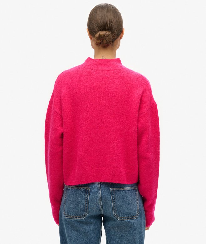 Superdry Vintage Essential Mock Neck Jumper