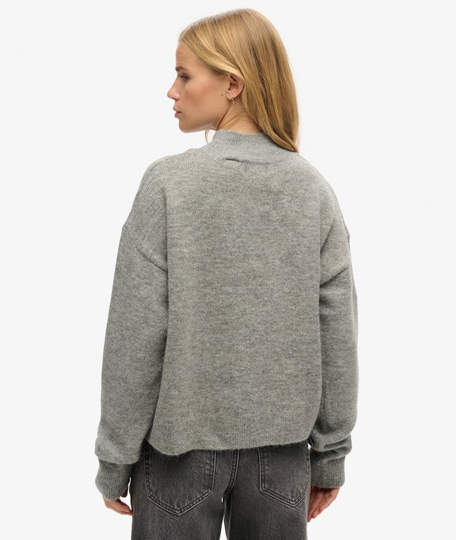 Superdry Vintage Essential Mock Neck Jumper