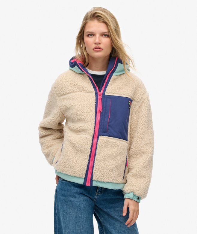 Superdry Vintage Hooded Fleece Jacket