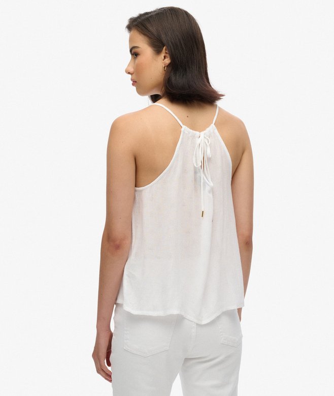 Superdry Vintage Lace Yoke Cami Top