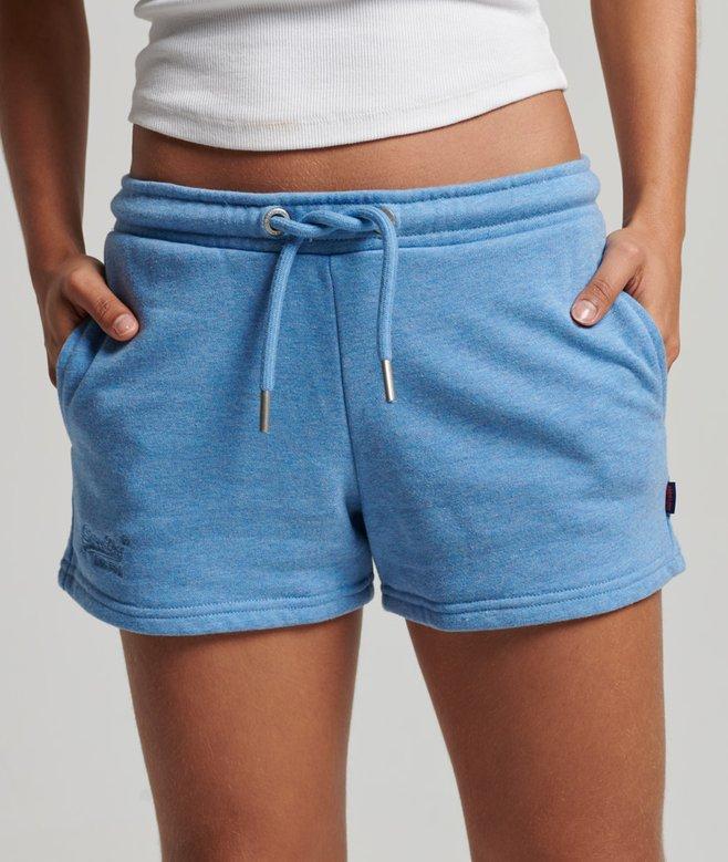 superdry Vintage Logo Embroidered Jersey Shorts