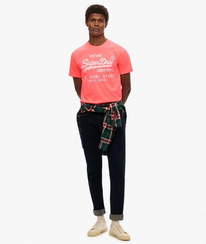 Superdry Vintage Logo Neon Relaxed T-Shirt