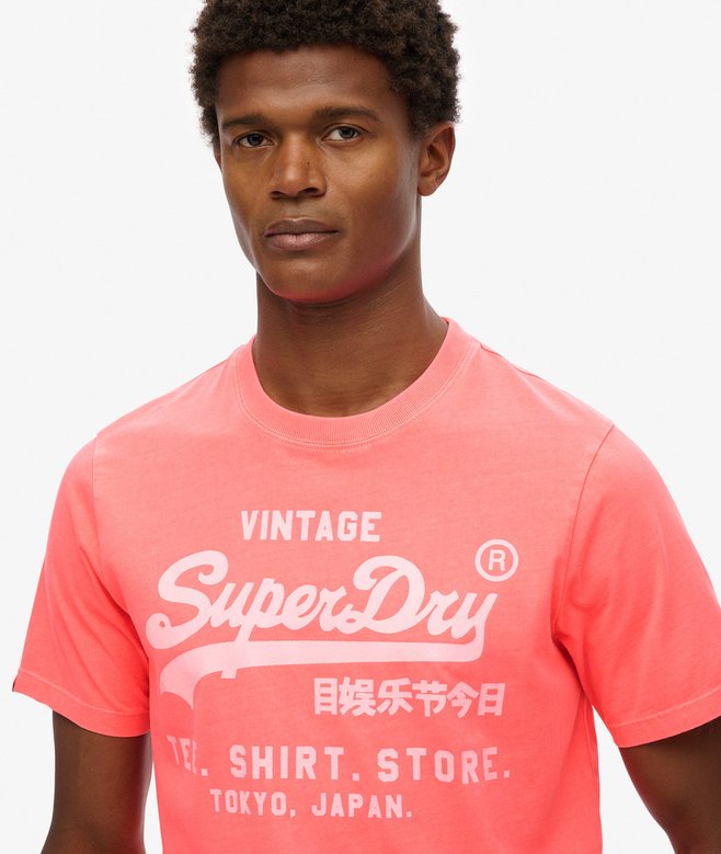 Superdry Vintage Logo Neon Relaxed T-Shirt