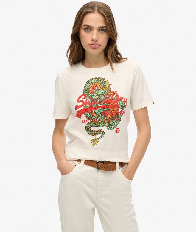 superdry Vintage Logo Tokyo Relaxed T-Shirt