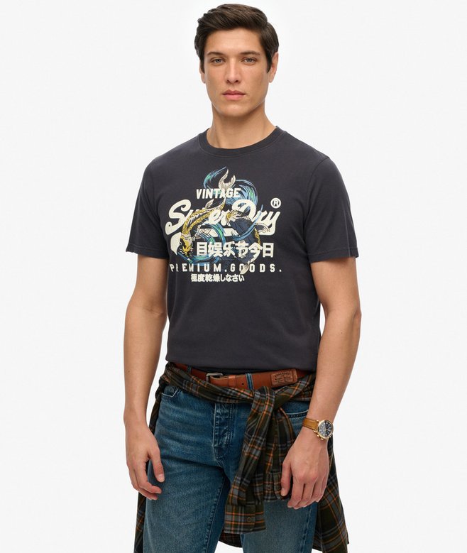 superdry Vintage Logo Tokyo Relaxed T-Shirt