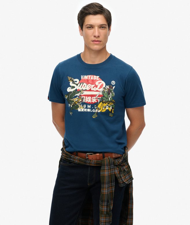 superdry Vintage Logo Tokyo Relaxed T-Shirt