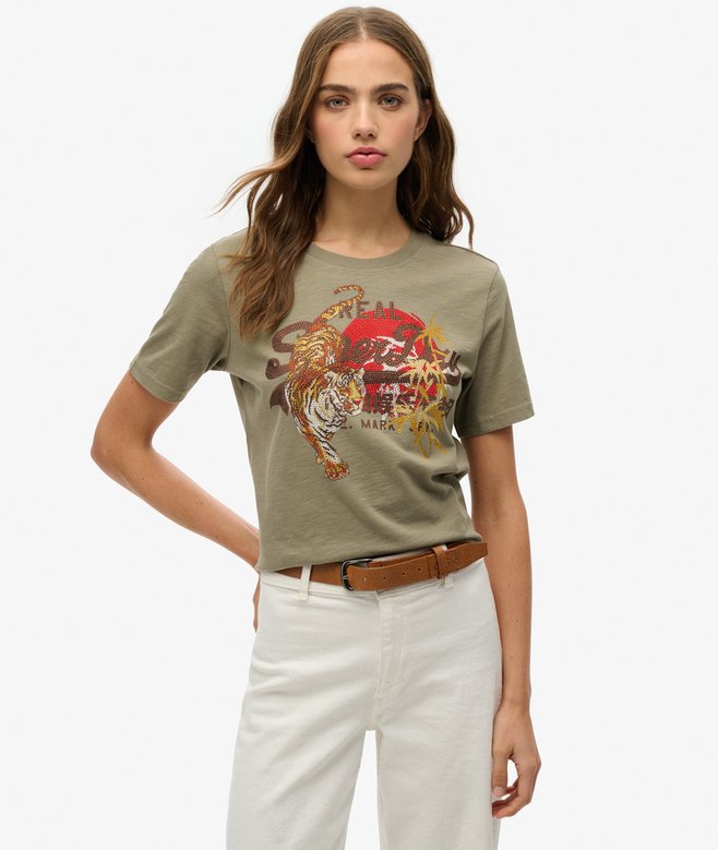 superdry Vintage Logo Tokyo Relaxed T-Shirt