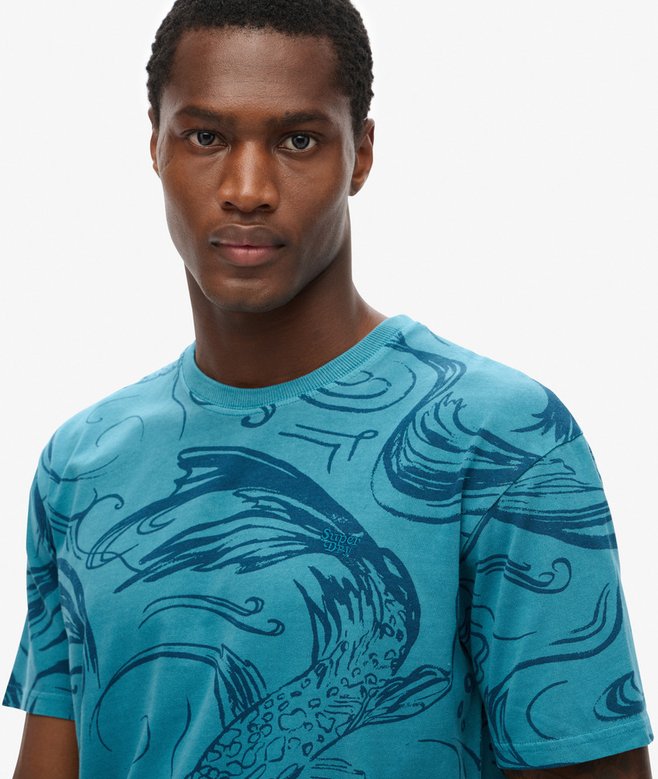 Superdry Vintage Overdye Printed T-Shirt
