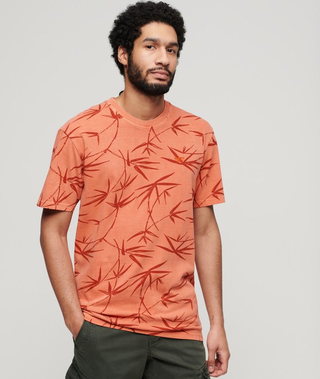superdry Vintage Overdye Printed T-Shirt