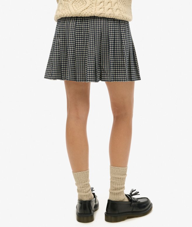 Superdry Vintage Pleated Mini Skirt