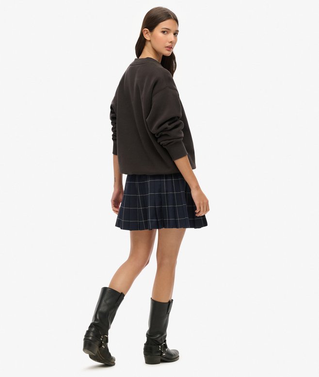 Superdry Vintage Pleated Mini Skirt
