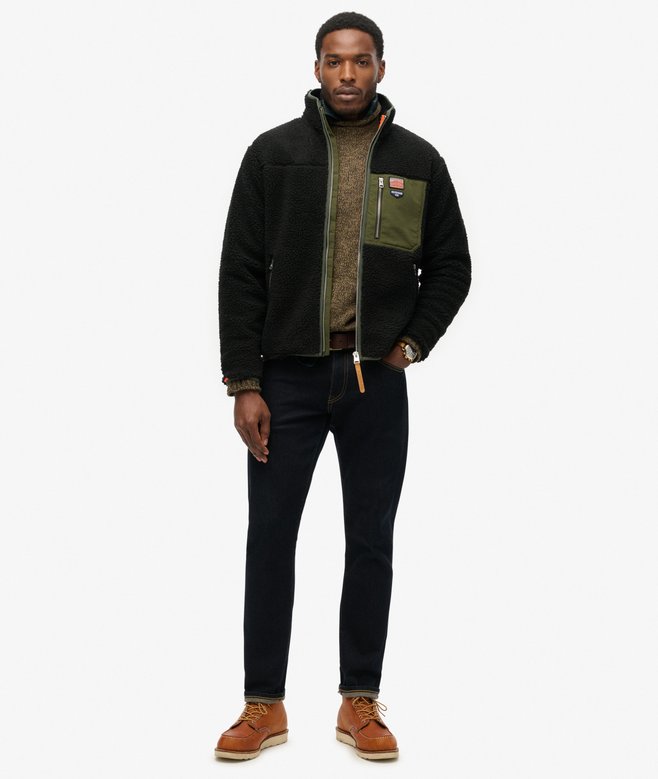 Superdry Vintage Retro Borg Fleece Jacket