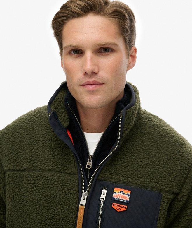 Superdry Vintage Retro Borg Fleece Jacket