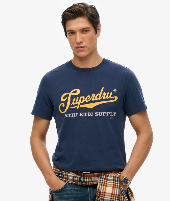 superdry Vintage Scripted College T-Shirt