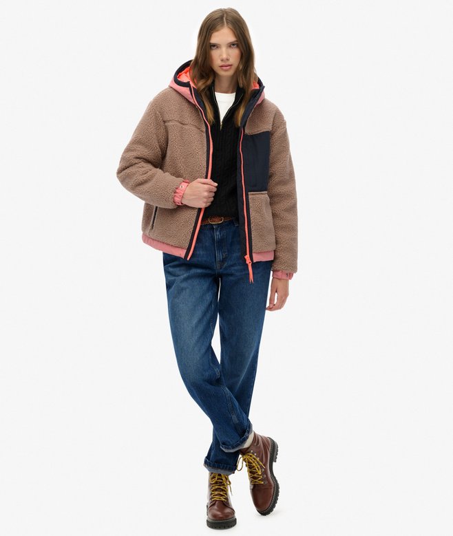 Superdry Vintage Sherpa Fleece Jacket