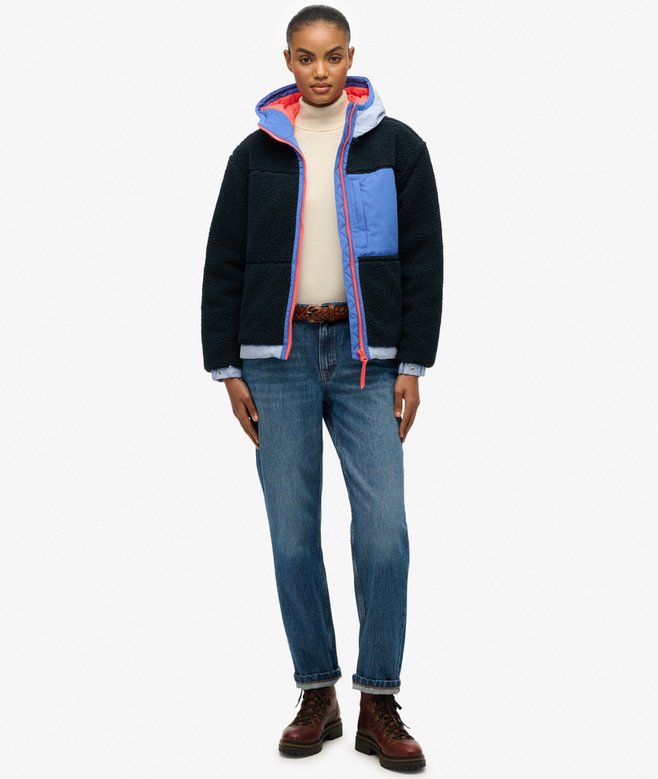 Superdry Vintage Sherpa Fleece Jacket