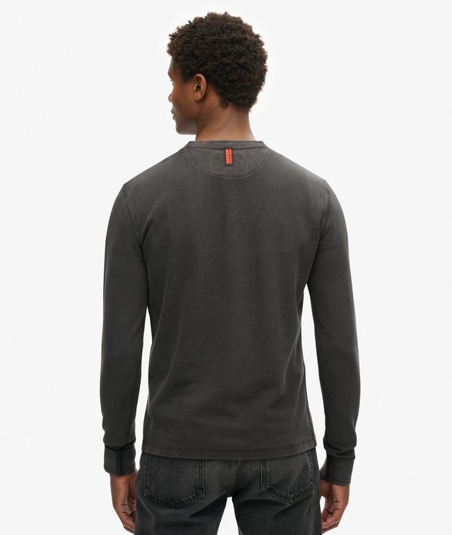 Superdry Vintage Textured Grandad Top