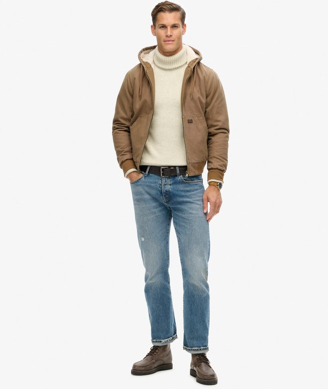 Superdry Vintage Workwear Hooded Bomber Jacket