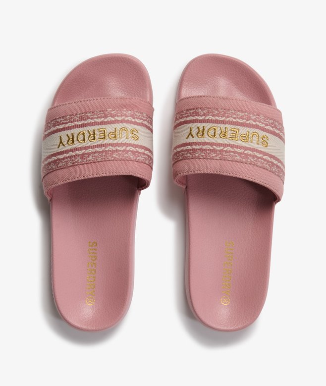 Superdry Webbing Interest Pool Sliders