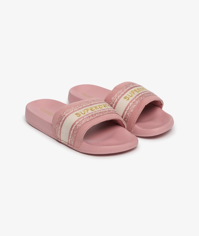 superdry Webbing Interest Pool Sliders