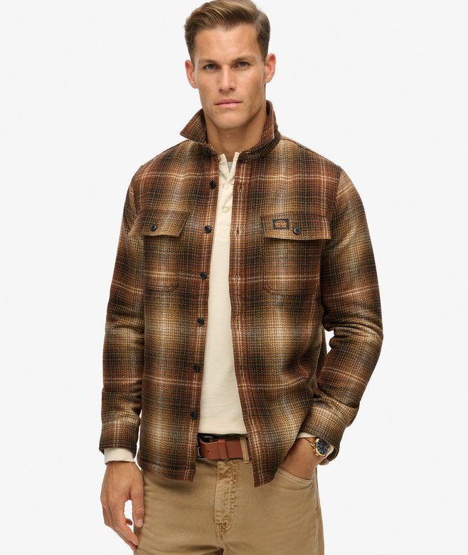 superdry Wool Miller Overshirt