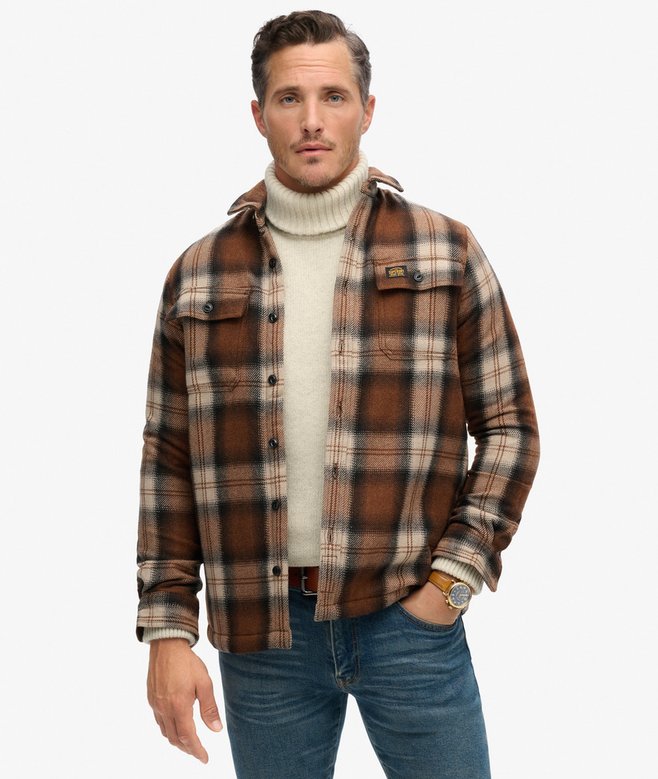 superdry Wool Miller Overshirt