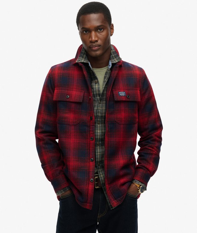 superdry Wool Miller Overshirt