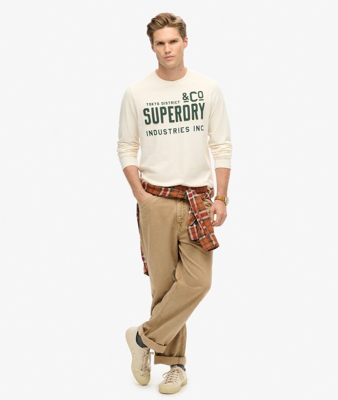 Superdry Workwear Applique Long Sleeve Top