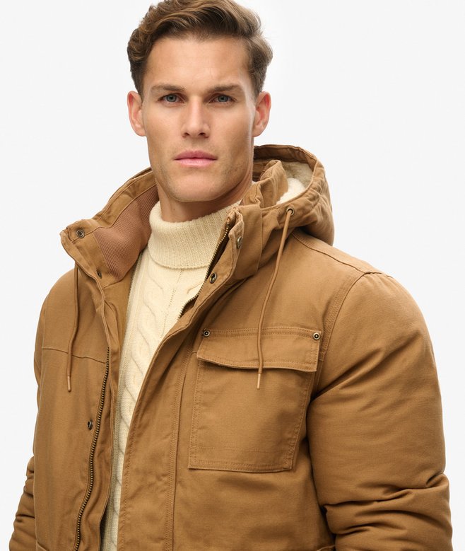 Superdry Workwear Hooded Parka Jacket