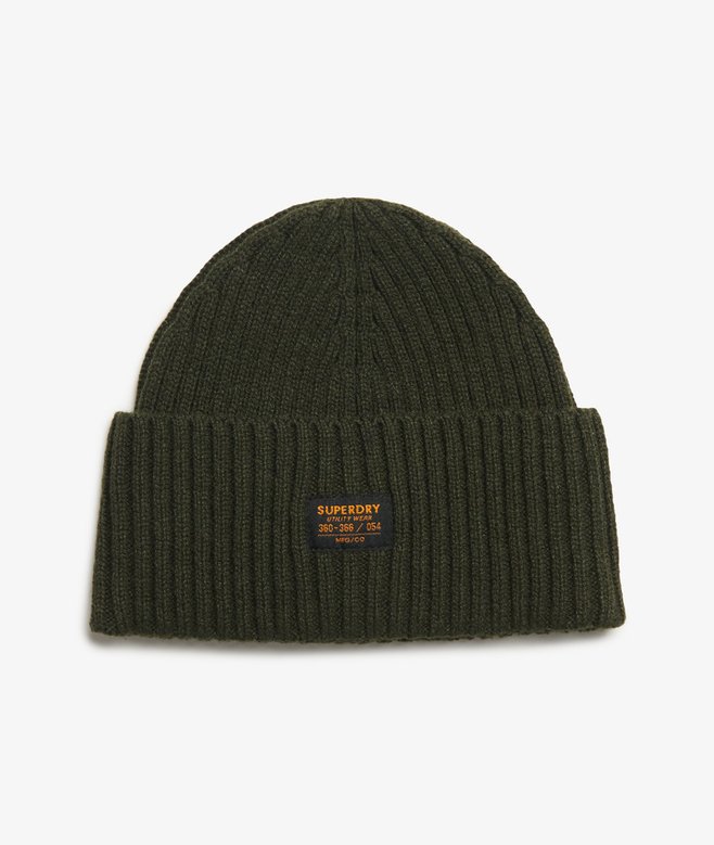 superdry Workwear Knitted Beanie Hat