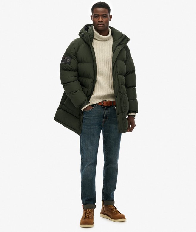 Superdry XPD Longline Baffle Parka Jacket