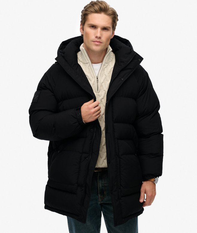 Superdry XPD Longline Baffle Parka Jacket