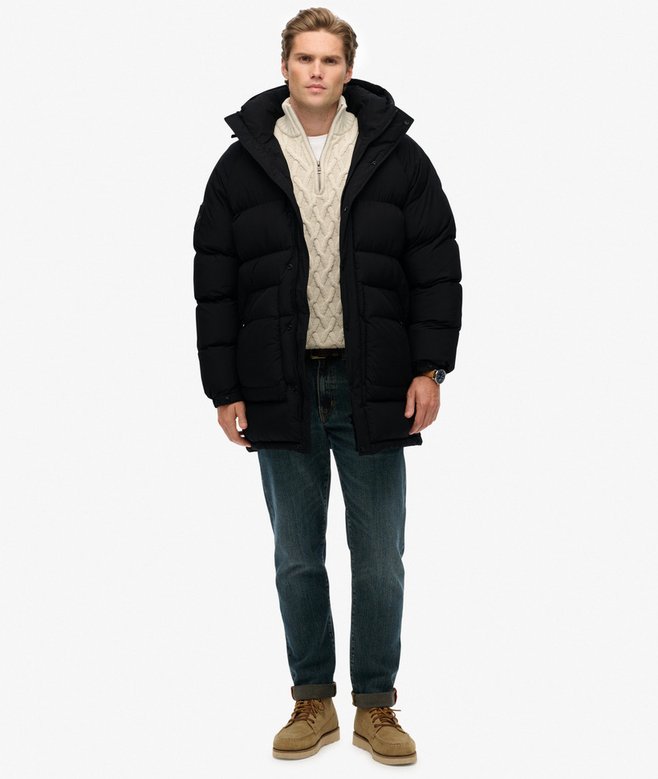 Superdry XPD Longline Baffle Parka Jacket