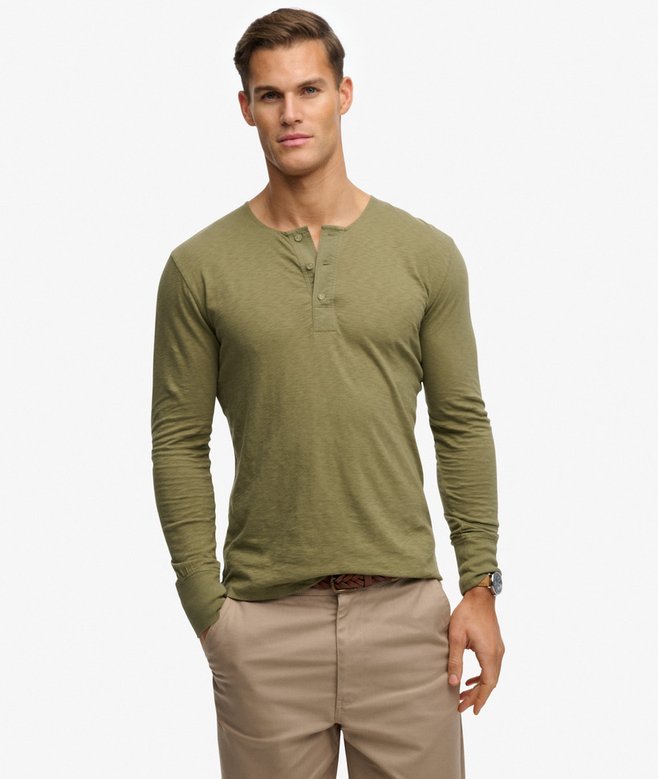 superdry The Merchant Store - Grandad Lightweight Top