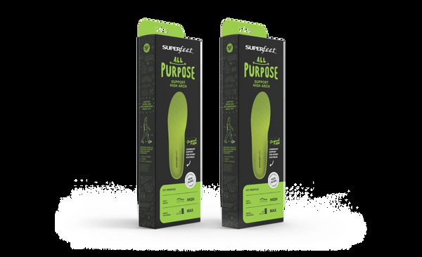 superfeet All-Purpose Support High Arch 2-Pack Everyday shoes work footwear walking running