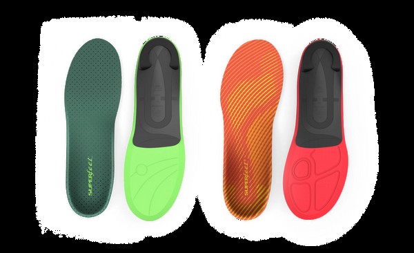 Superfeet Pain Relief Bundle Plantar Fasciitis High Arch Pain Heel Pain Knee Pain Running Walking Training Athletic Shoes