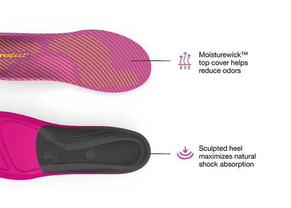 Superfeet Run Women's Support Running Walking Training Athletic Shoes