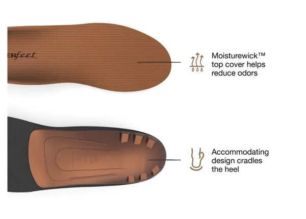 Superfeet All-Purpose Memory Foam Support COPPER