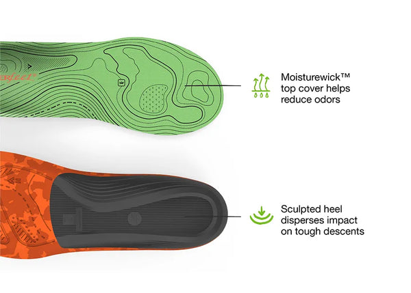 Superfeet Hike Support Hiking Boots Trail Shoes