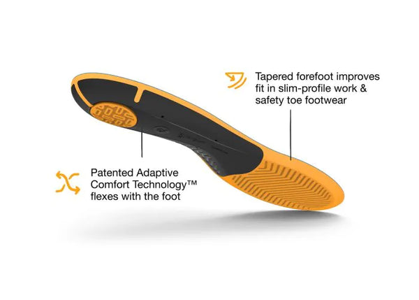 Superfeet Work Slim-Fit Cushion Slim-fitting Work Boots Athletic-style Work Shoes