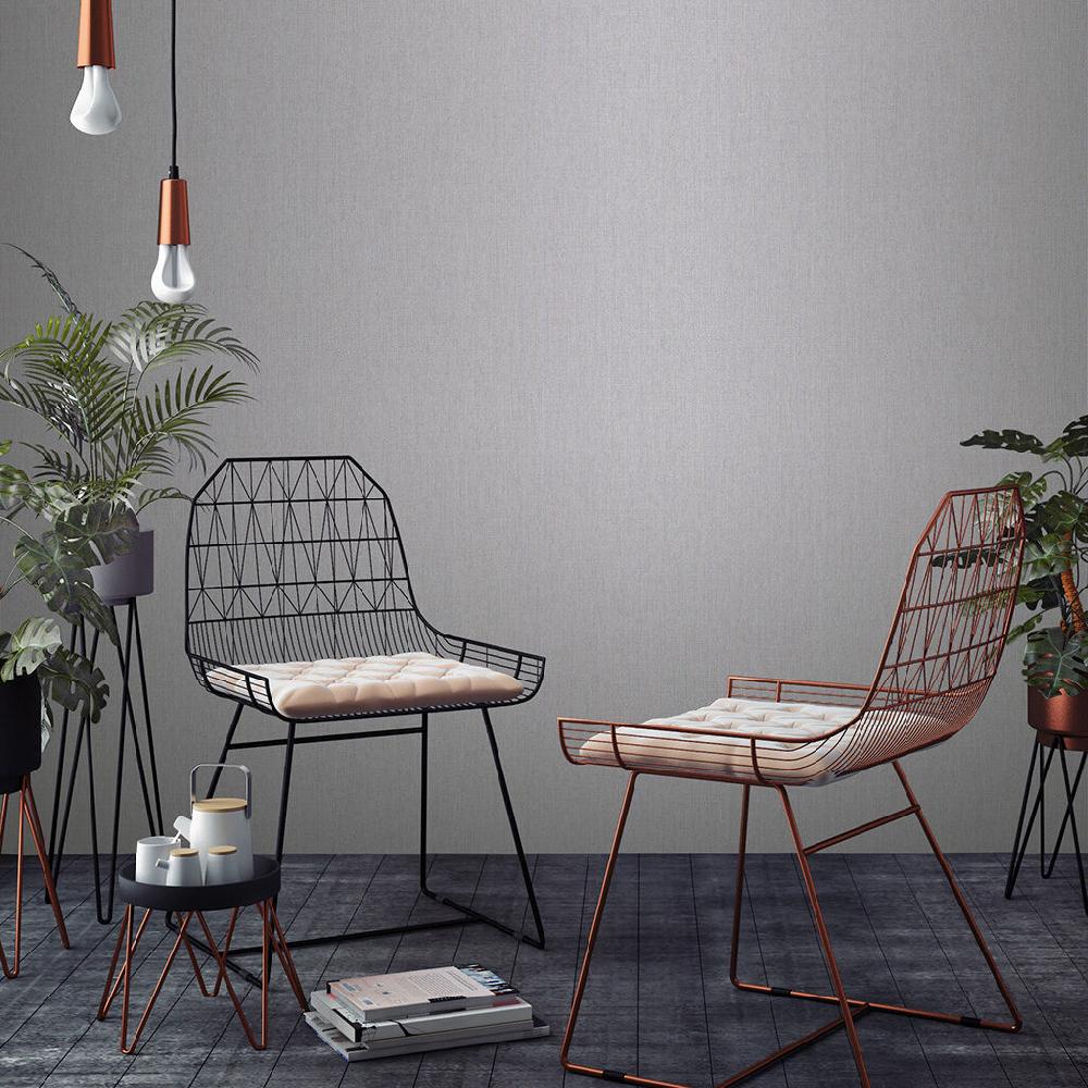 Superfresco Easy Calico Grey Wallpaper