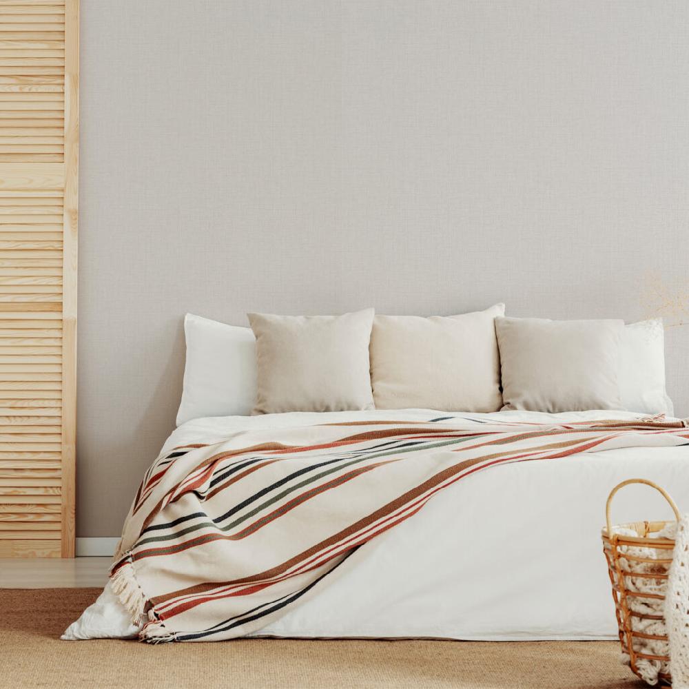 superfresco easy Hessian White Wallpaper