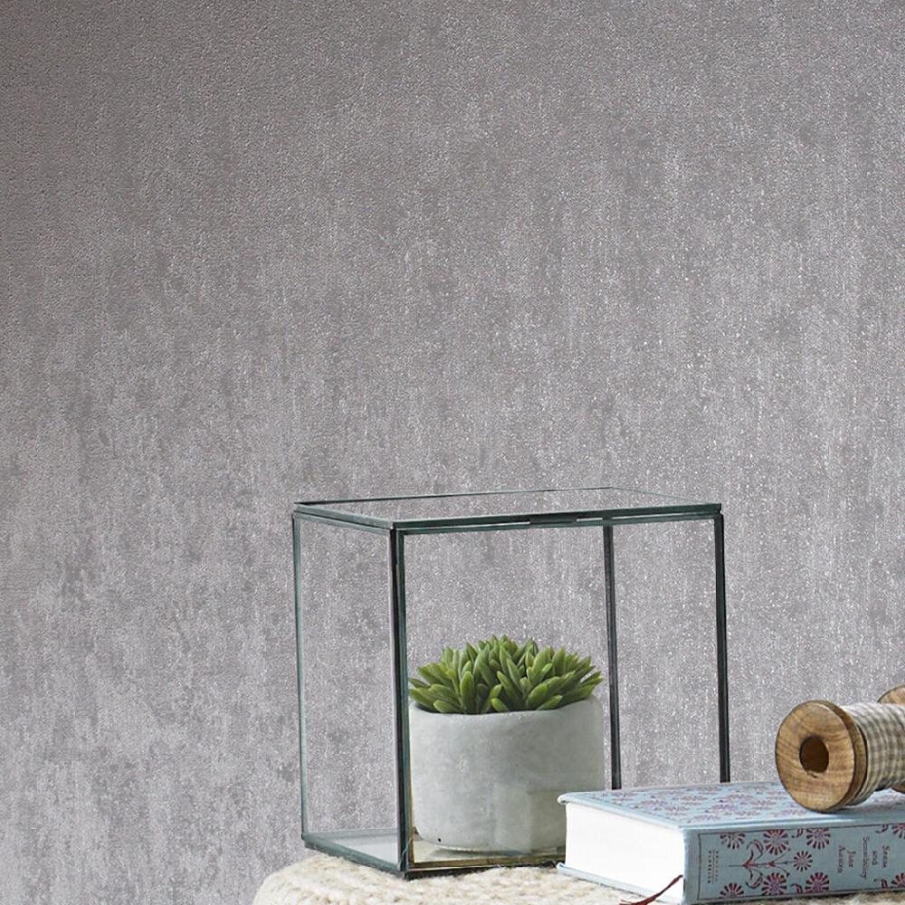 Superfresco Easy Molten Silver Wallpaper