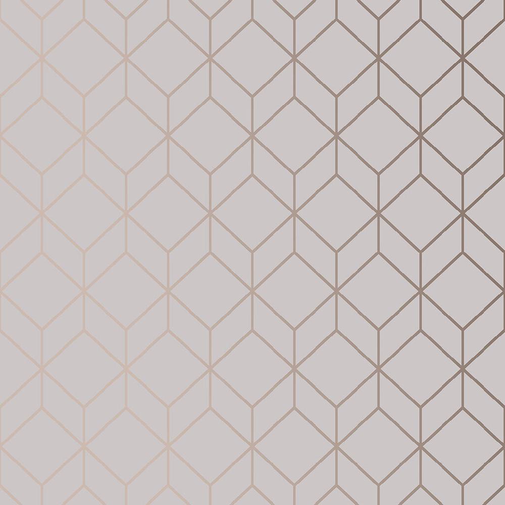 Superfresco Easy Myrtle Geo Grey & Rose Gold