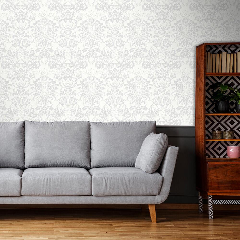 Superfresco Easy Venetian Damask White