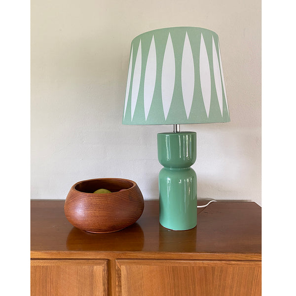 Superliving Paris Table Lamp - Green/Light Mint Ellipse