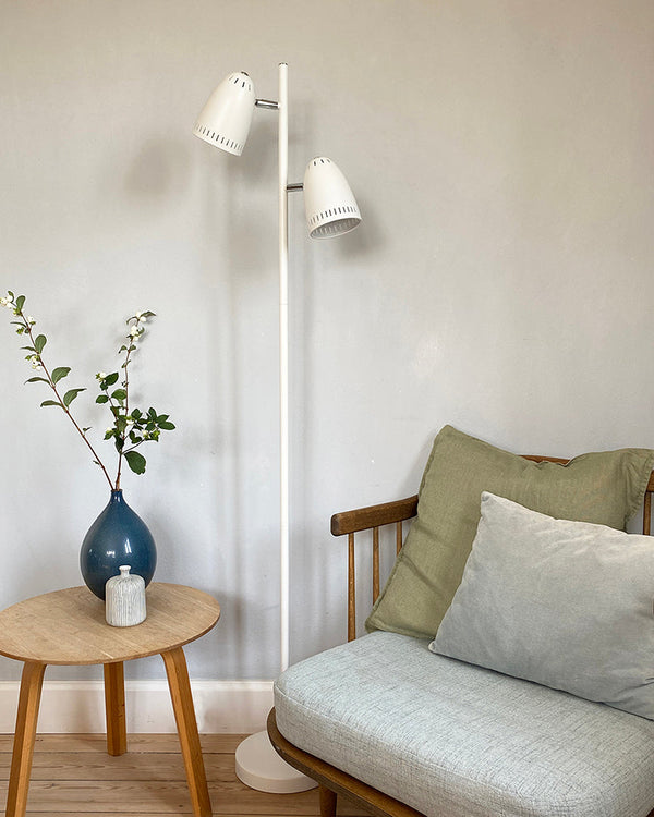 Superliving Dynamo Twin Floor Lamp Whisper White