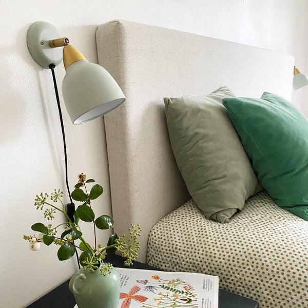 Superliving Urban Short Wall Lamp Misty Green