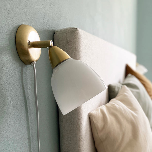 Superliving Urban Short Wall Lamp Opal Glass