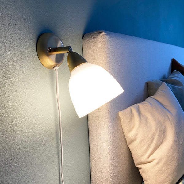 Superliving Urban Short Wall Lamp Opal Glass